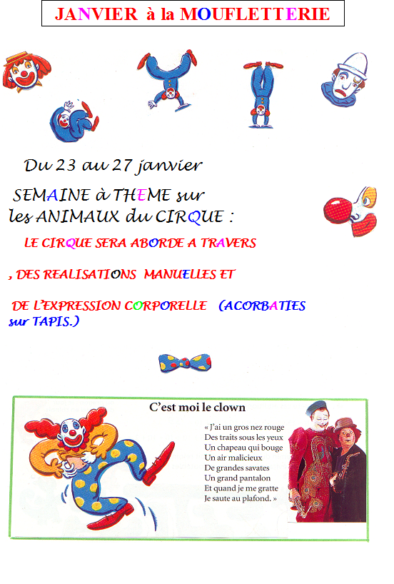 Les animaux du cirque